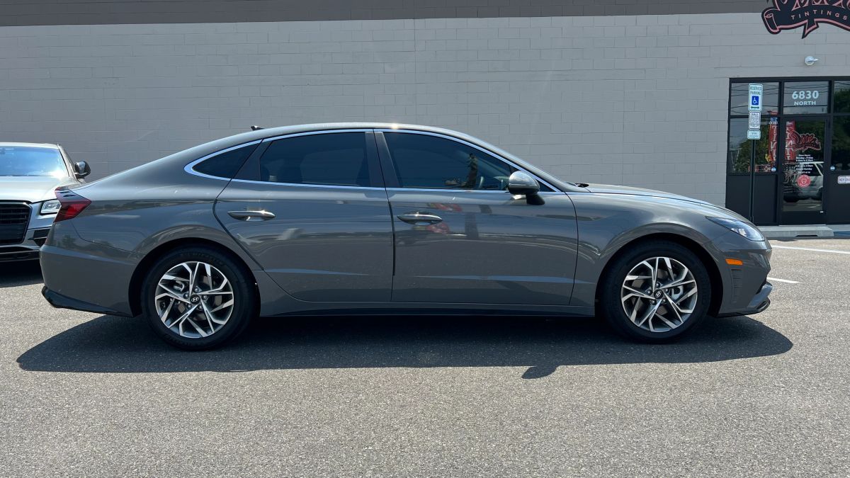 Hyundai Sonata window tint job 8 — Dope Tintings Pennsauken NJ
