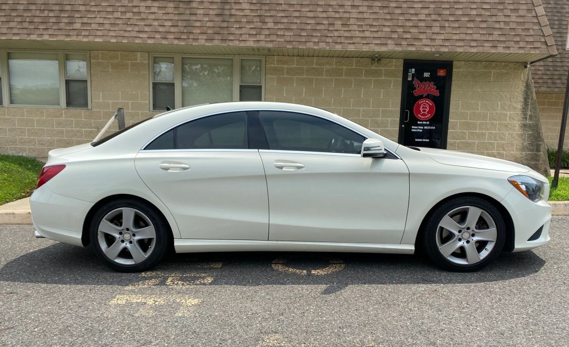 Mercedes-Benz CLA window tint job 2 — Dope Tintings Pennsauken NJ