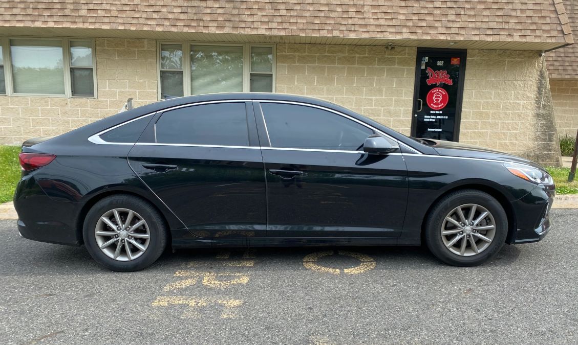 Hyundai Sonata window tint job 5 — Dope Tintings Pennsauken NJ