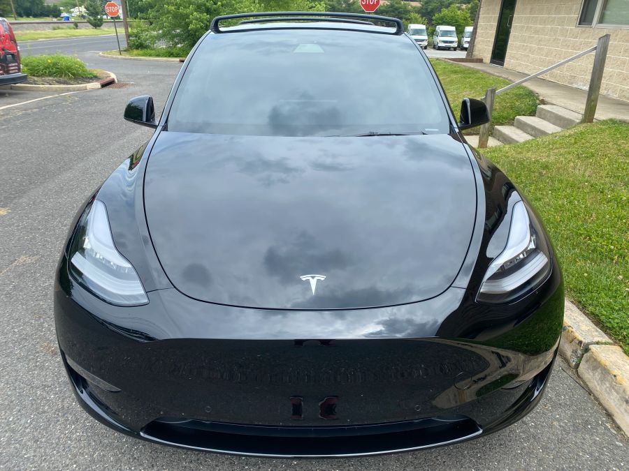 Tesla Model Y window tint job 7 — Dope Tintings Pennsauken NJ