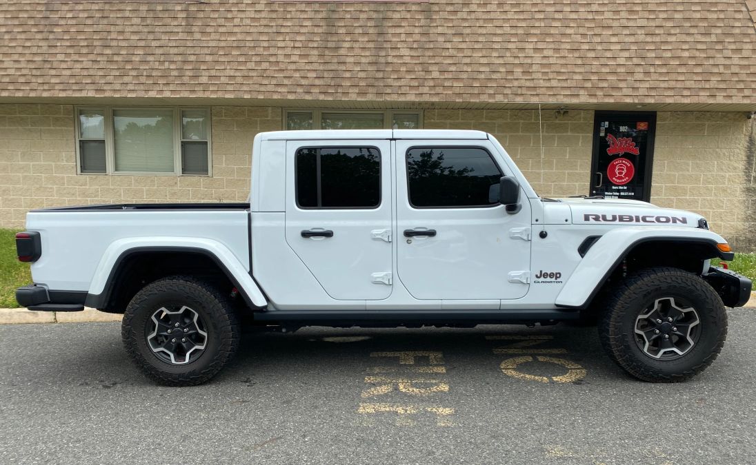 Jeep Wrangler/Gladiator window tint job 22 — Dope Tintings Pennsauken NJ