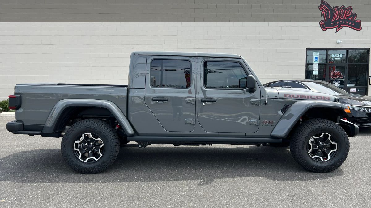 Jeep Wrangler/Gladiator window tint job 26 — Dope Tintings Pennsauken NJ