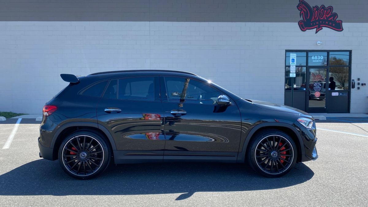 Mercedes-Benz GLA window tint job 4 — Dope Tintings Pennsauken NJ