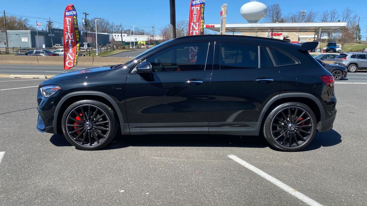 Mercedes-Benz GLA window tint job 5 — Dope Tintings Pennsauken NJ