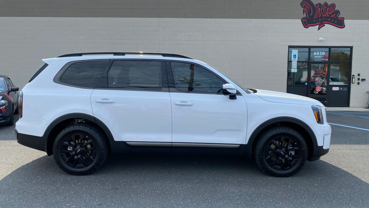 Kia Telluride window tint job 8 — Dope Tintings Pennsauken NJ