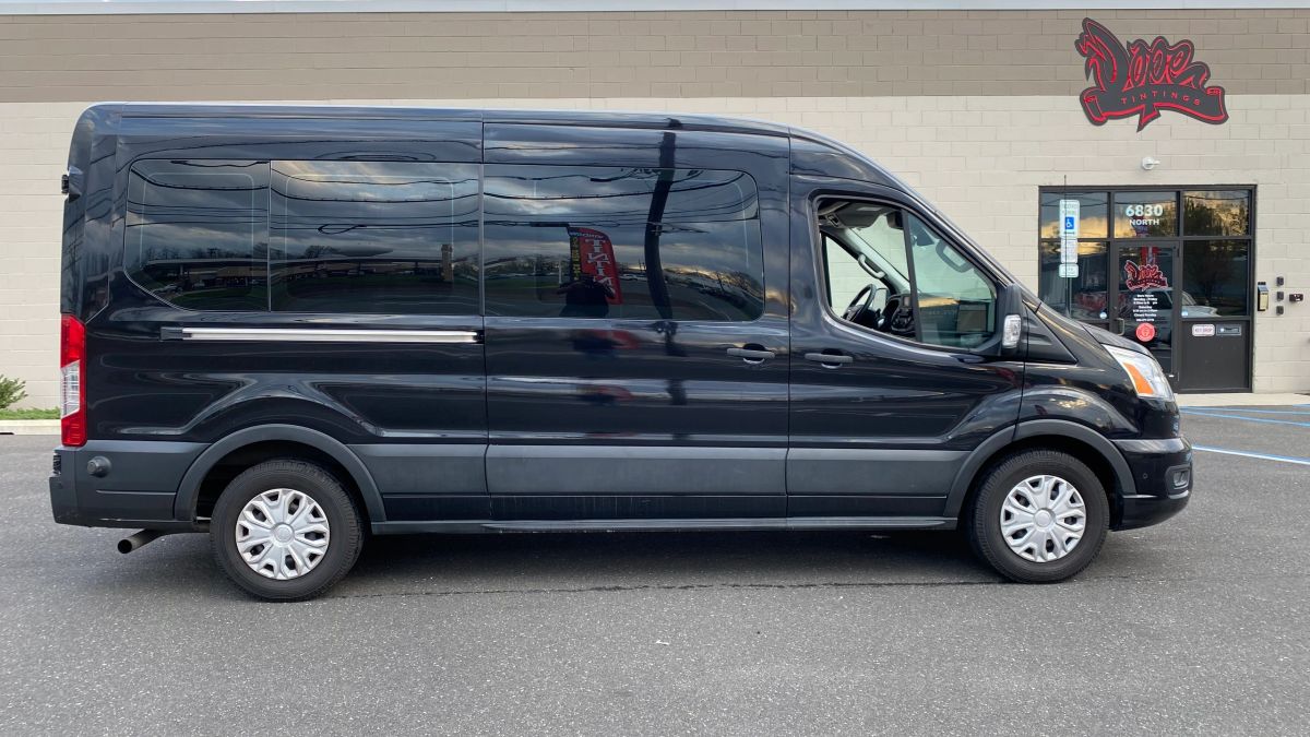 Ford Transit window tint job 2 — Dope Tintings Pennsauken NJ