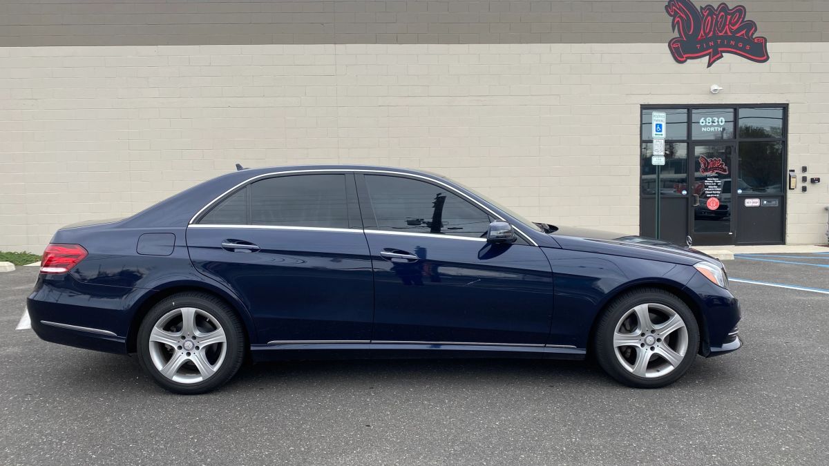 Mercedes-Benz E Class window tint job 4 — Dope Tintings Pennsauken NJ