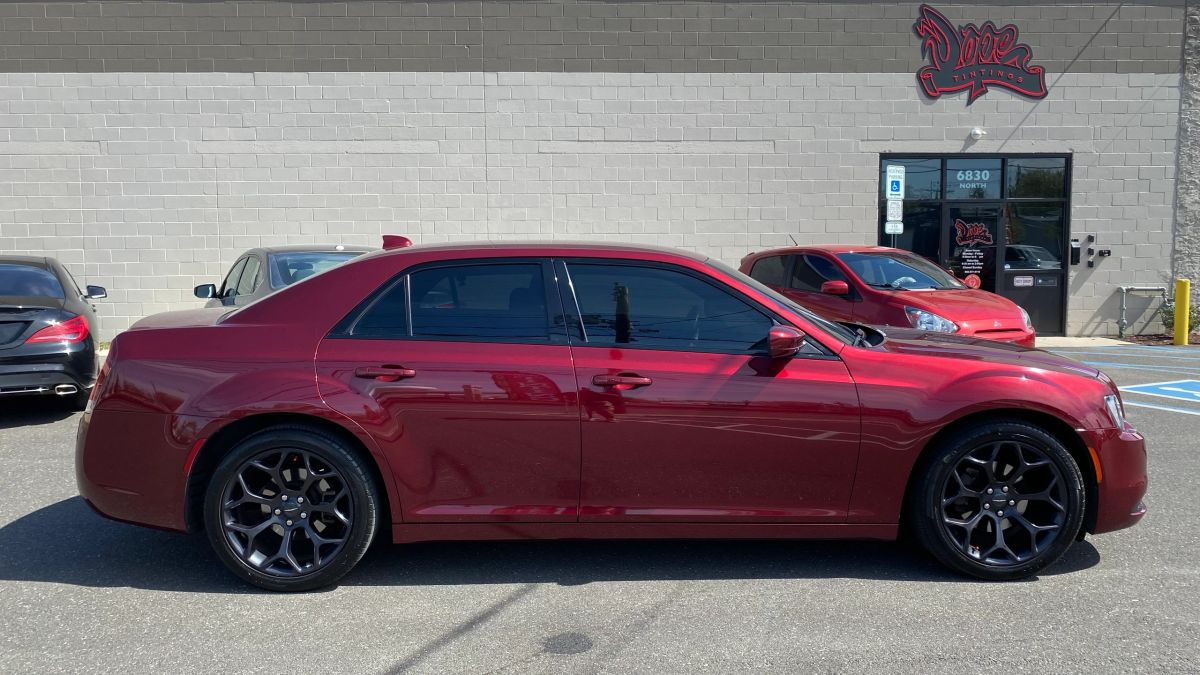 Chrysler 300 window tint job 6 — Dope Tintings Pennsauken NJ