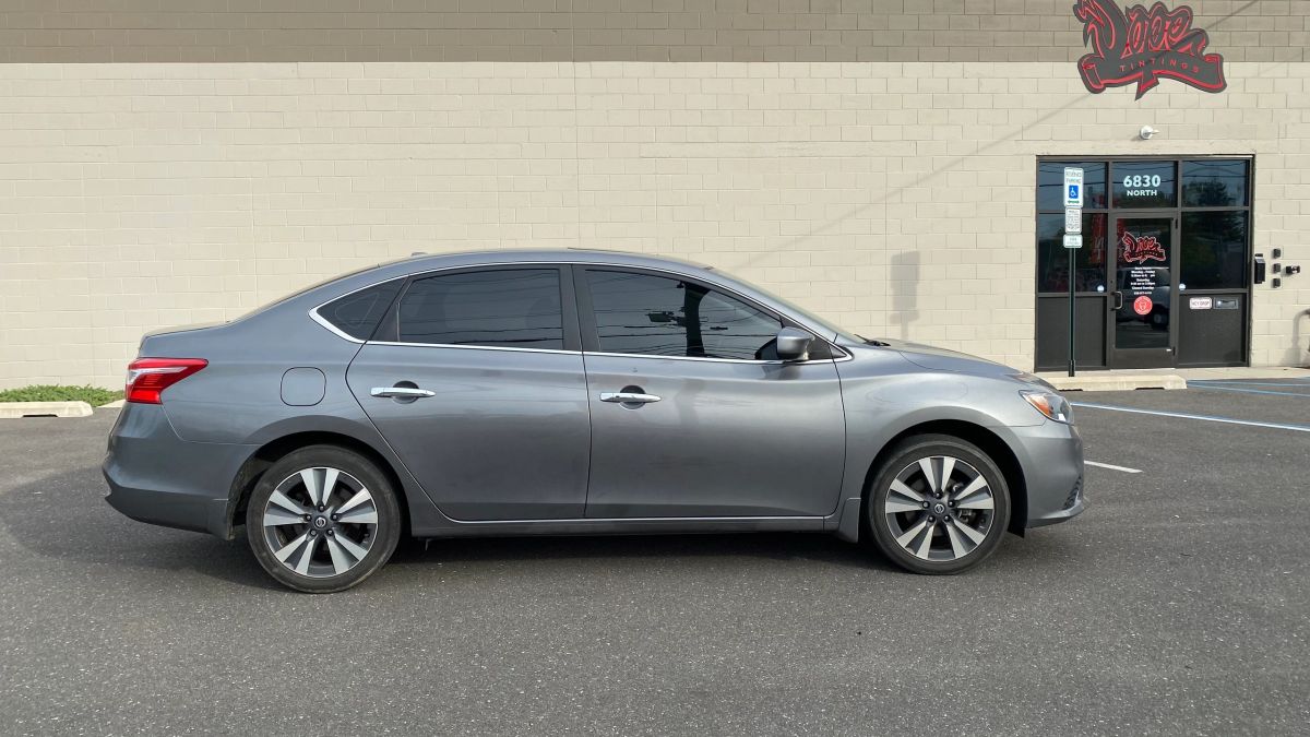 Nissan Sentra window tint job 11 — Dope Tintings Pennsauken NJ