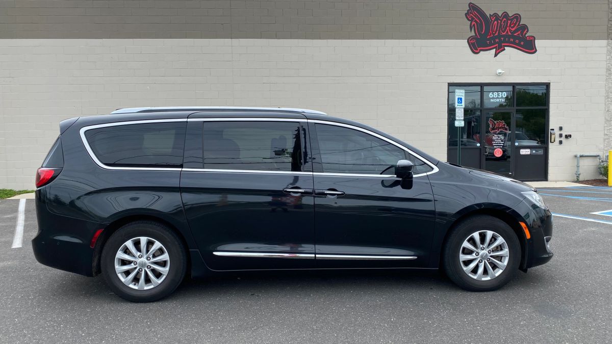 Chrysler Pacifica window tint job 2 — Dope Tintings Pennsauken NJ