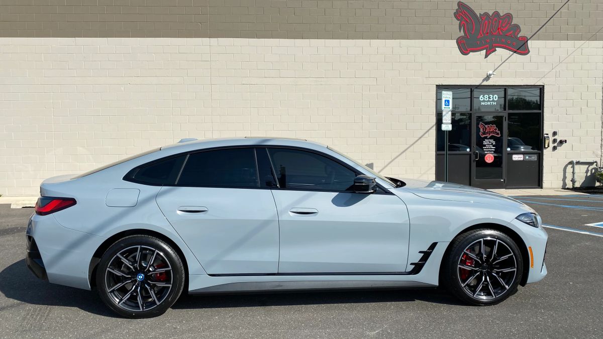 BMW 4/i4/M4 window tint job 10 — Dope Tintings Pennsauken NJ