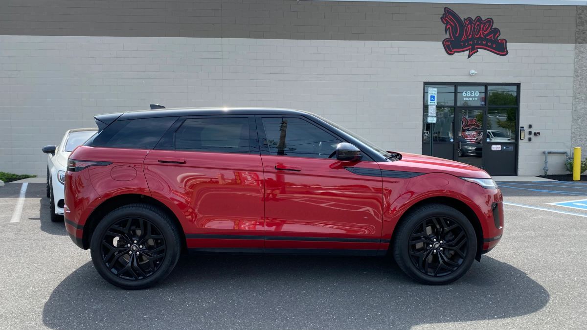 Land Rover / Range Rover Evoque window tint job 2 — Dope Tintings Pennsauken NJ