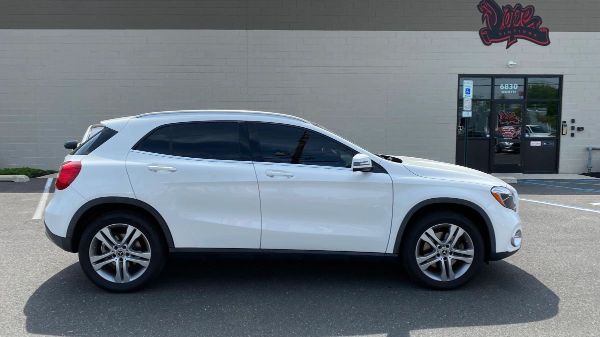 Mercedes-Benz GLA window tint job 2 — Dope Tintings Pennsauken NJ