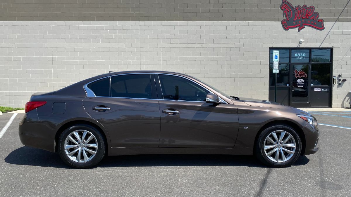 Infiniti Q50/60 window tint job 8 — Dope Tintings Pennsauken NJ