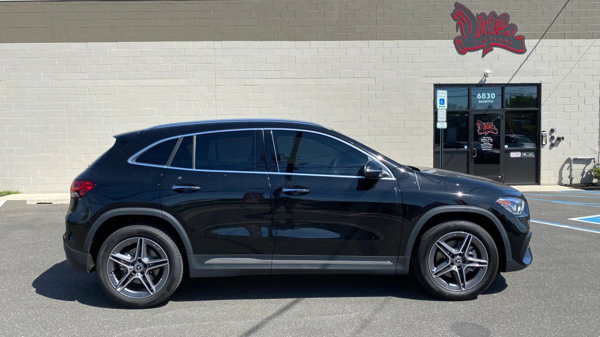 Mercedes-Benz GLA window tint job 6 — Dope Tintings Pennsauken NJ