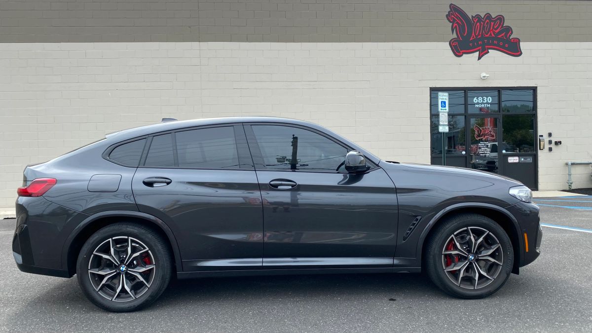 BMW X4 window tint job 4 — Dope Tintings Pennsauken NJ