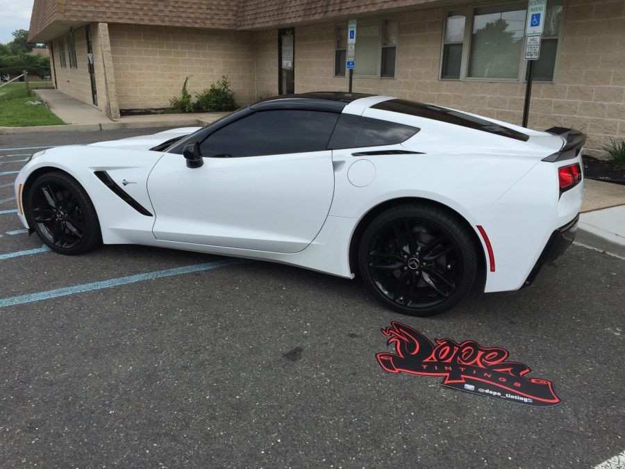 Chevy Corvette window tint job 10 — Dope Tintings Pennsauken NJ