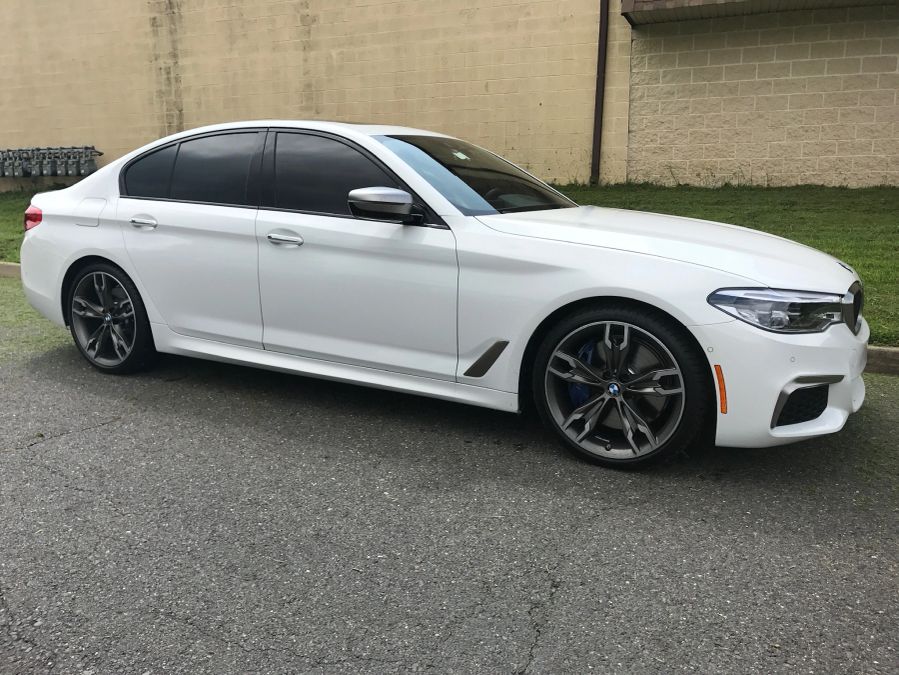 BMW 5/M5 window tint job 7 — Dope Tintings Pennsauken NJ