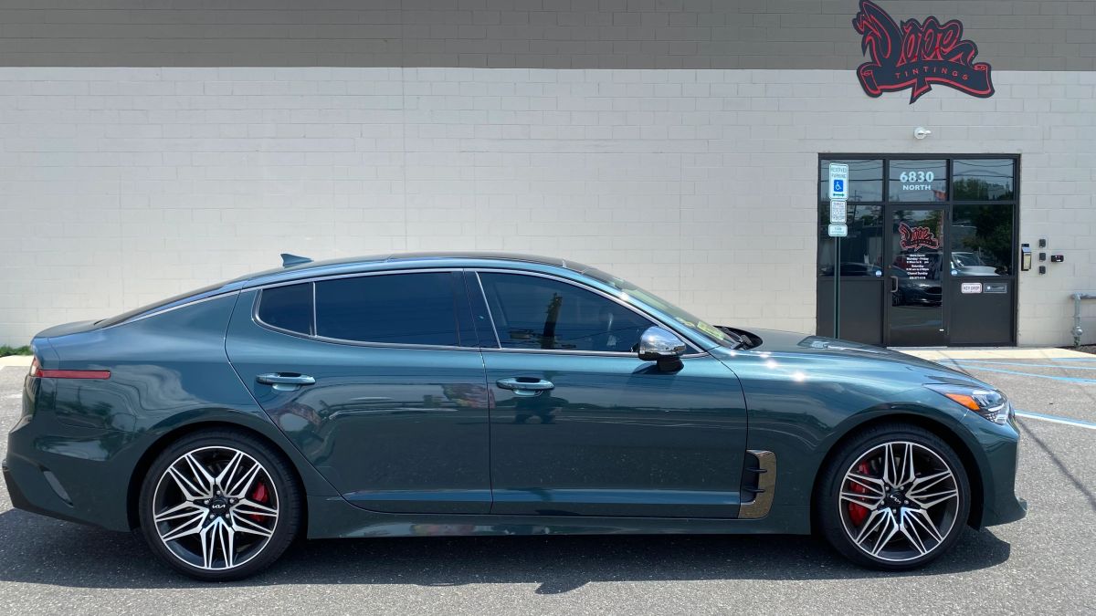 Kia Stinger window tint job 6 — Dope Tintings Pennsauken NJ