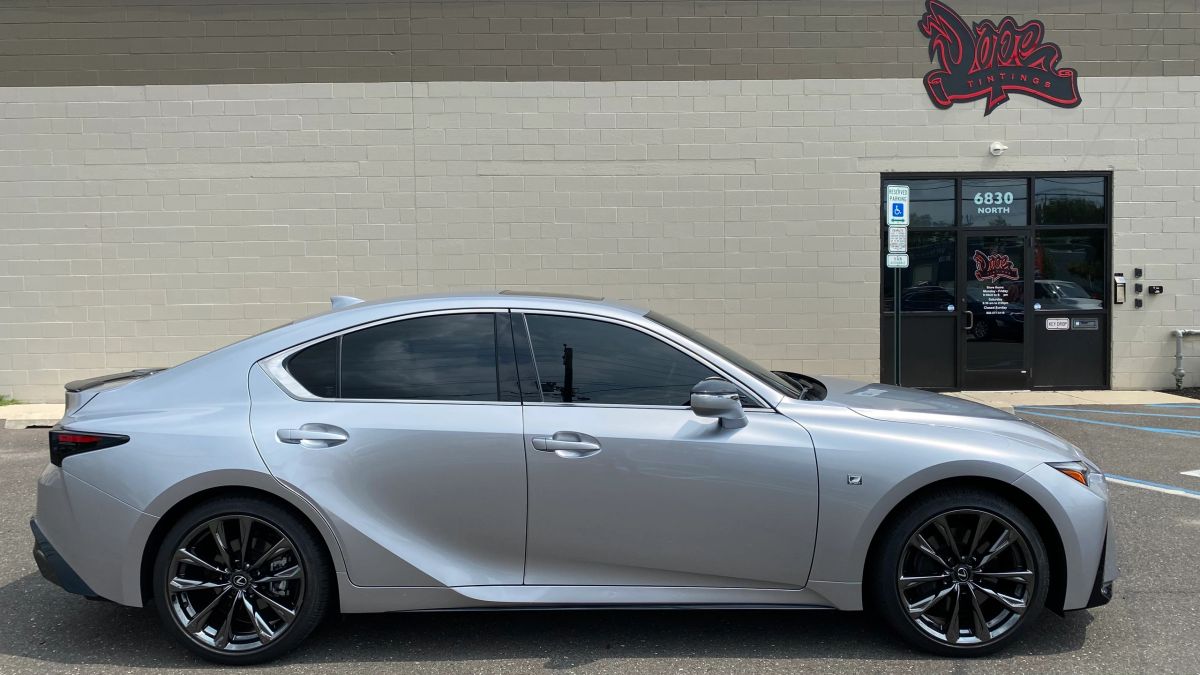 Lexus IS window tint job 5 — Dope Tintings Pennsauken NJ