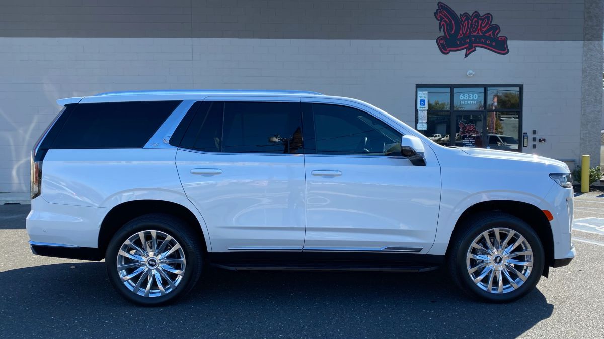 Cadillac Escalade window tint job 13 — Dope Tintings Pennsauken NJ
