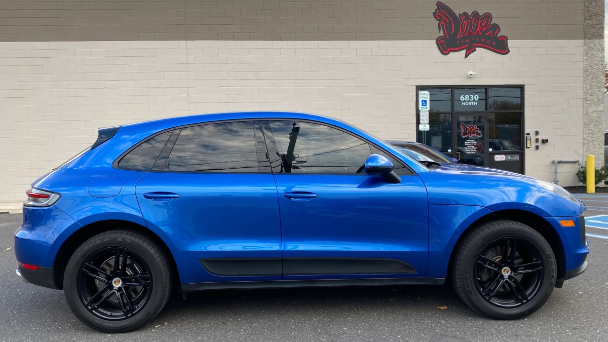 Porsche Macan window tint job 2 — Dope Tintings Pennsauken NJ