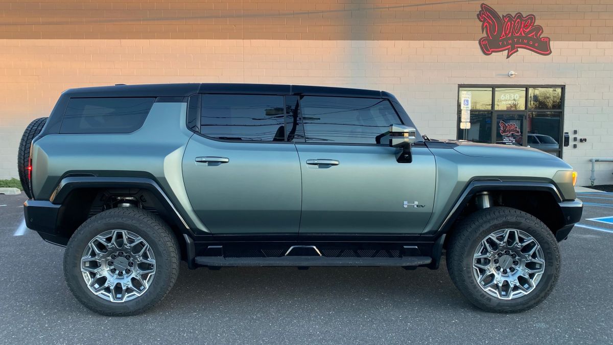 GMC Hummer window tint job 3 — Dope Tintings Pennsauken NJ