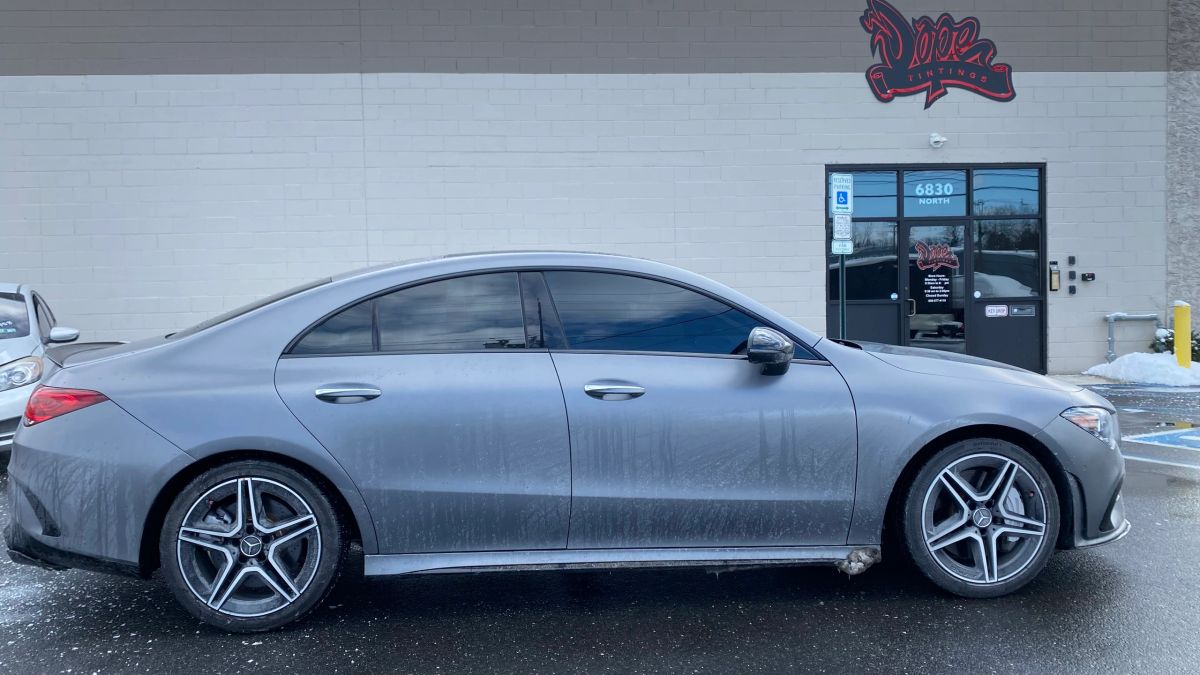 Mercedes-Benz CLA window tint job 6 — Dope Tintings Pennsauken NJ