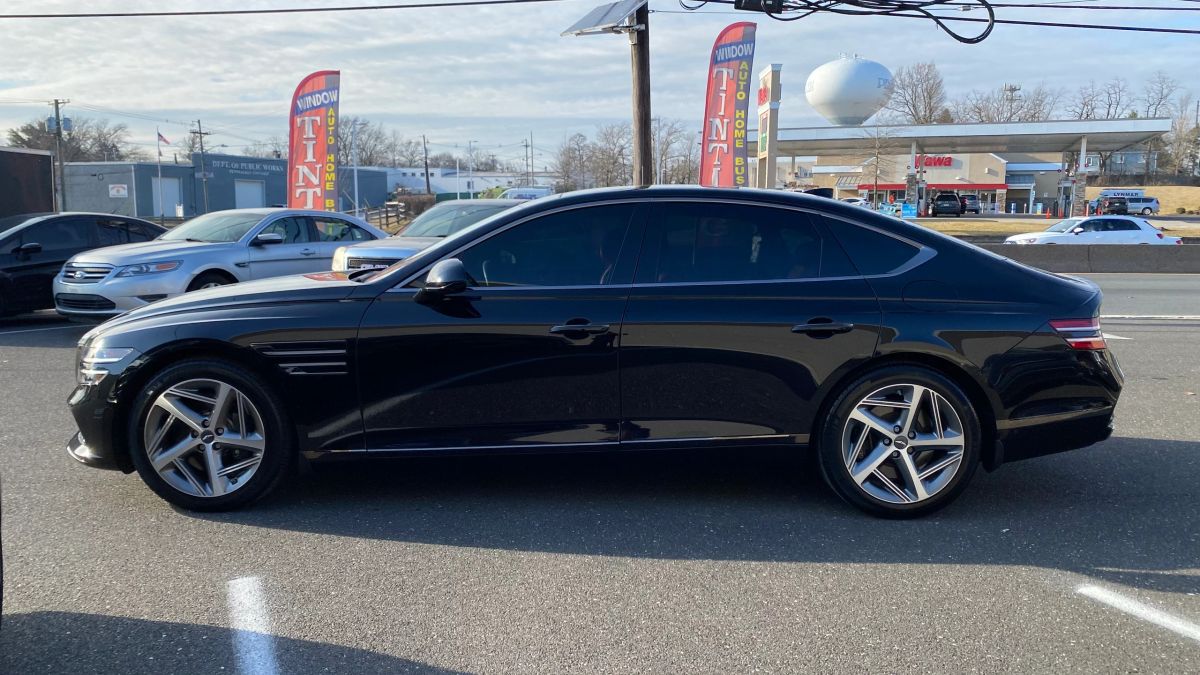 Hyundai G80 window tint job 4 — Dope Tintings Pennsauken NJ