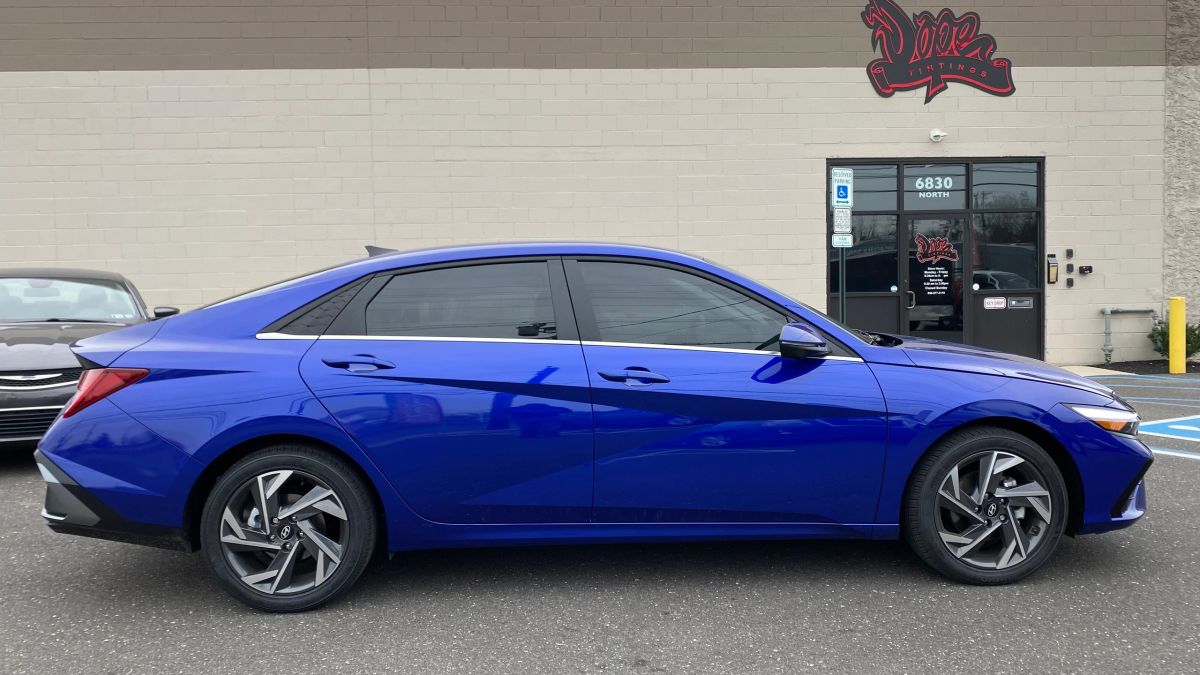 Hyundai Elantra window tint job 12 — Dope Tintings Pennsauken NJ
