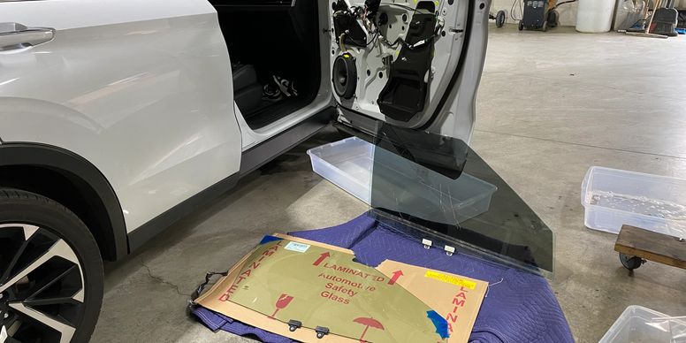 Auto glass replacement at Dope Window Tinting in Pennsauken, NJ.
