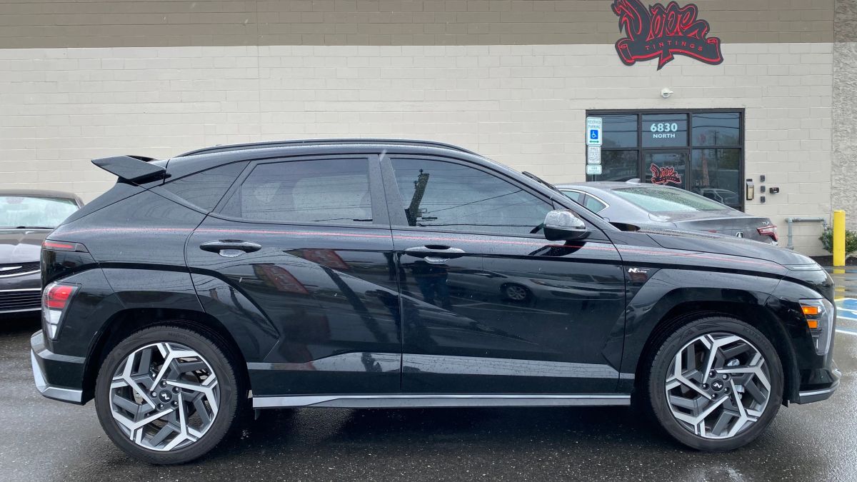 Hyundai Kona window tint job 5 — Dope Tintings Pennsauken NJ