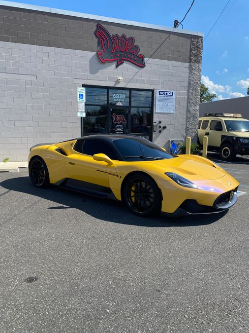Maserati MC20 window tint job 4 — Dope Tintings Pennsauken NJ