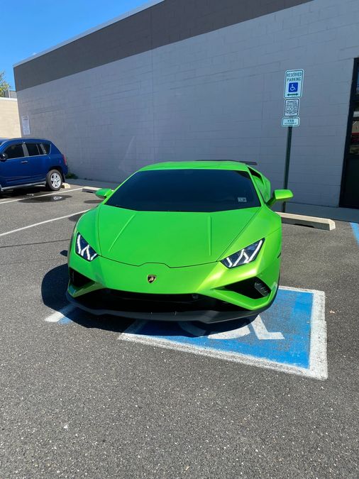 Lamborghini Huracan window tint job 4 — Dope Tintings Pennsauken NJ