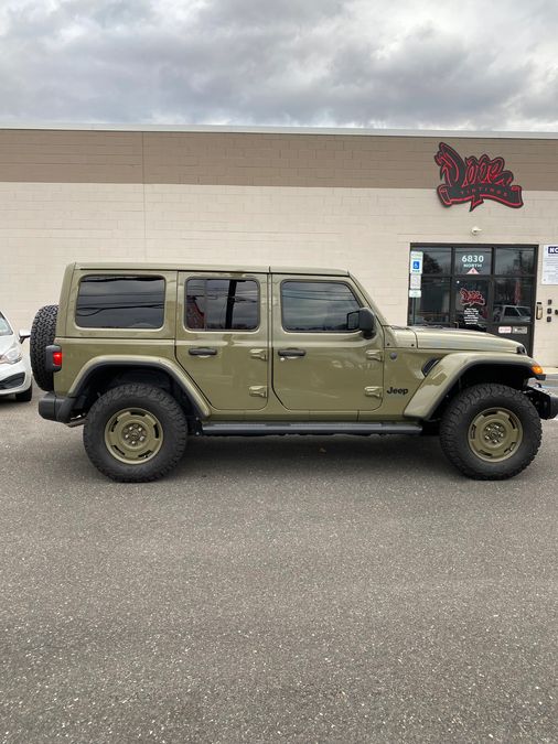 Jeep Wrangler/Gladiator window tint job 21 — Dope Tintings Pennsauken NJ