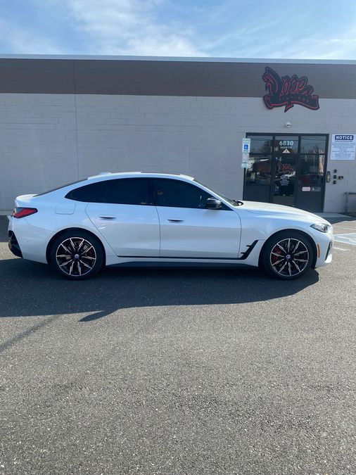 BMW 4/i4/M4 window tint job 11 — Dope Tintings Pennsauken NJ