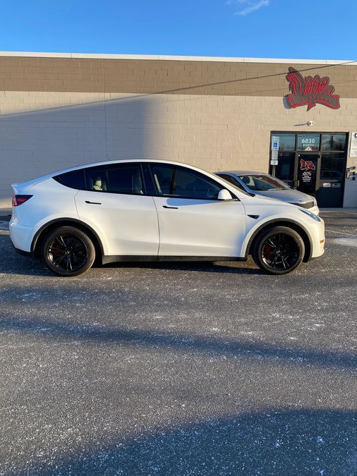 Tesla Model Y window tint job 11 — Dope Tintings Pennsauken NJ