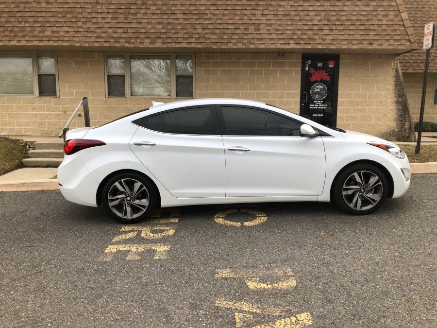 Hyundai Elantra window tint job 4 — Dope Tintings Pennsauken NJ