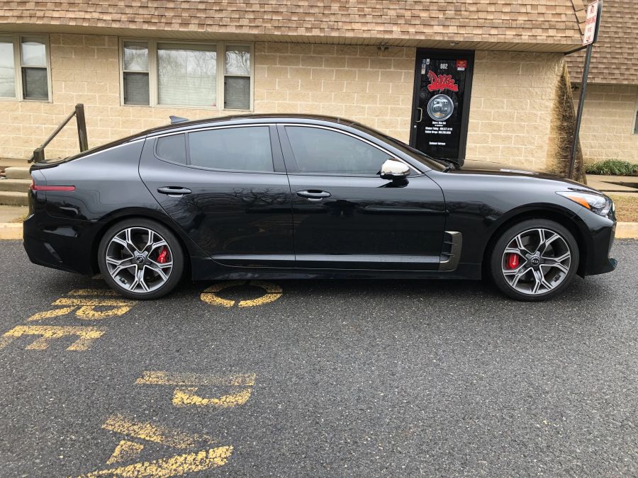 Kia Stinger window tint job 2 — Dope Tintings Pennsauken NJ