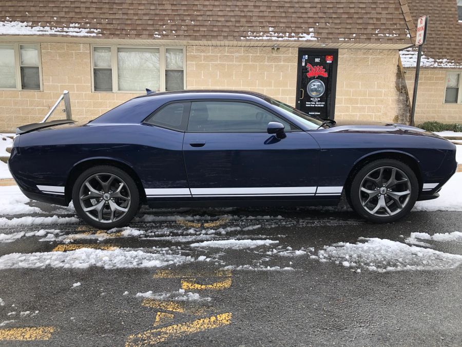 Dodge Challenger/Hellcat window tint job 5 — Dope Tintings Pennsauken NJ