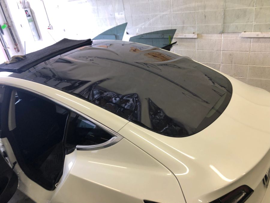 Tesla Model 3 window tint job 5 — Dope Tintings Pennsauken NJ