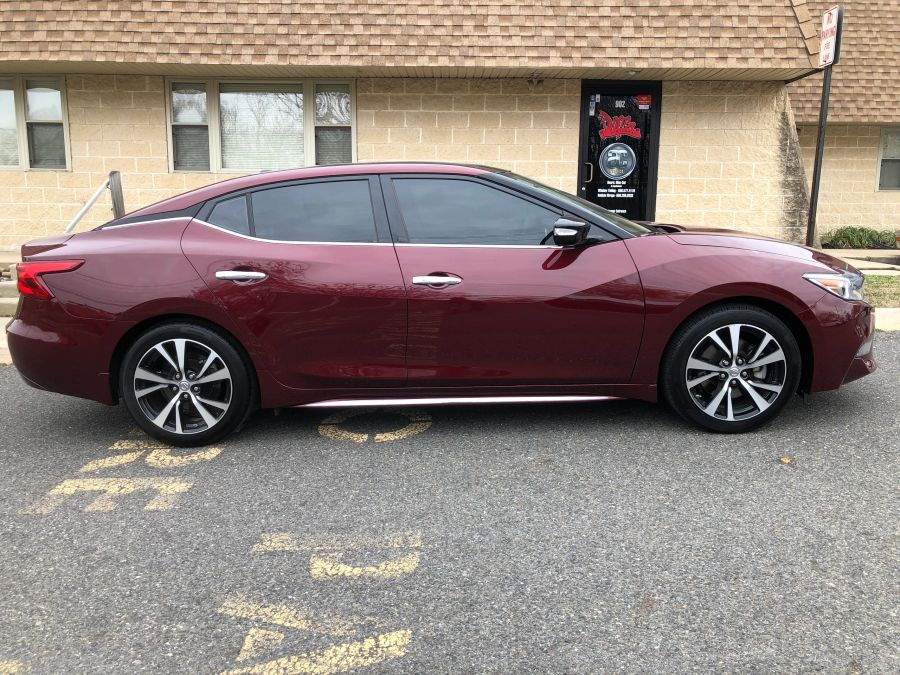 Nissan Maxima window tint job 9 — Dope Tintings Pennsauken NJ