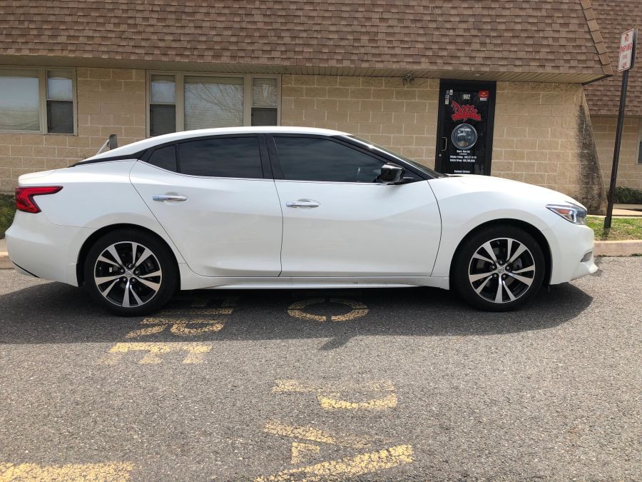 Nissan Maxima window tint job 7 — Dope Tintings Pennsauken NJ
