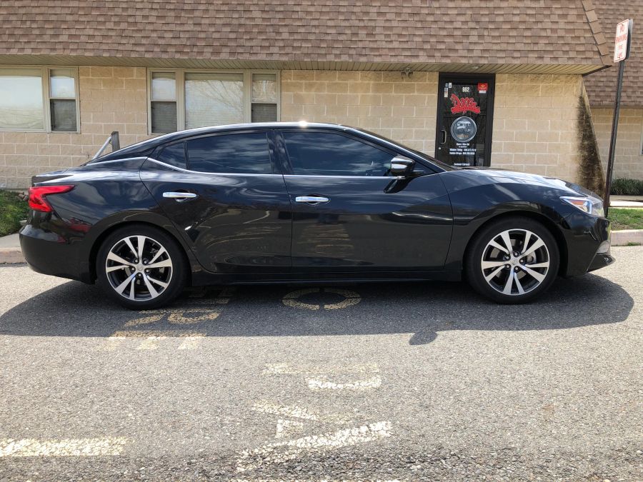 Nissan Maxima window tint job 14 — Dope Tintings Pennsauken NJ