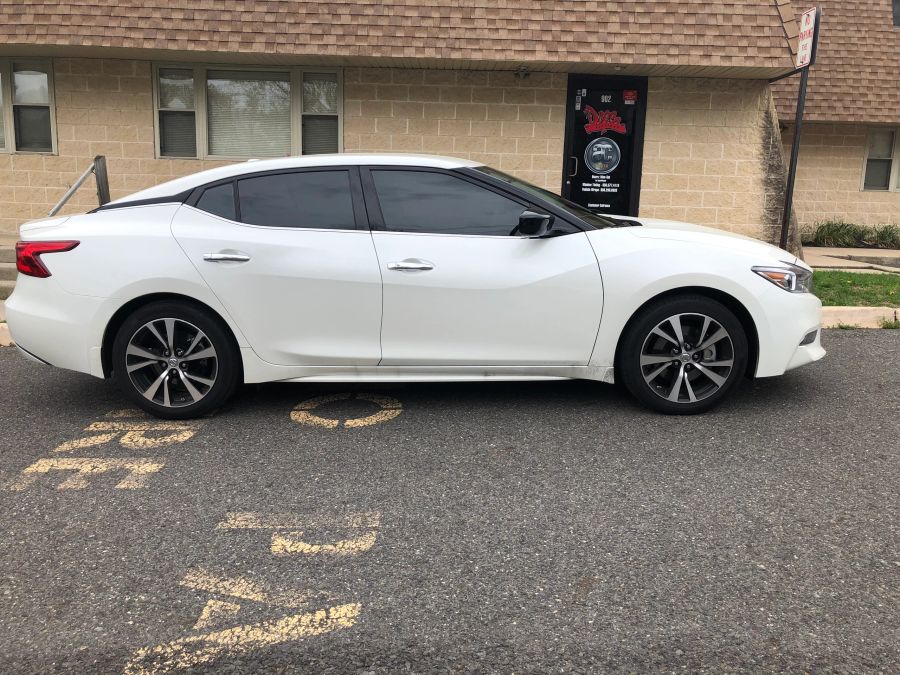 Nissan Maxima window tint job 12 — Dope Tintings Pennsauken NJ