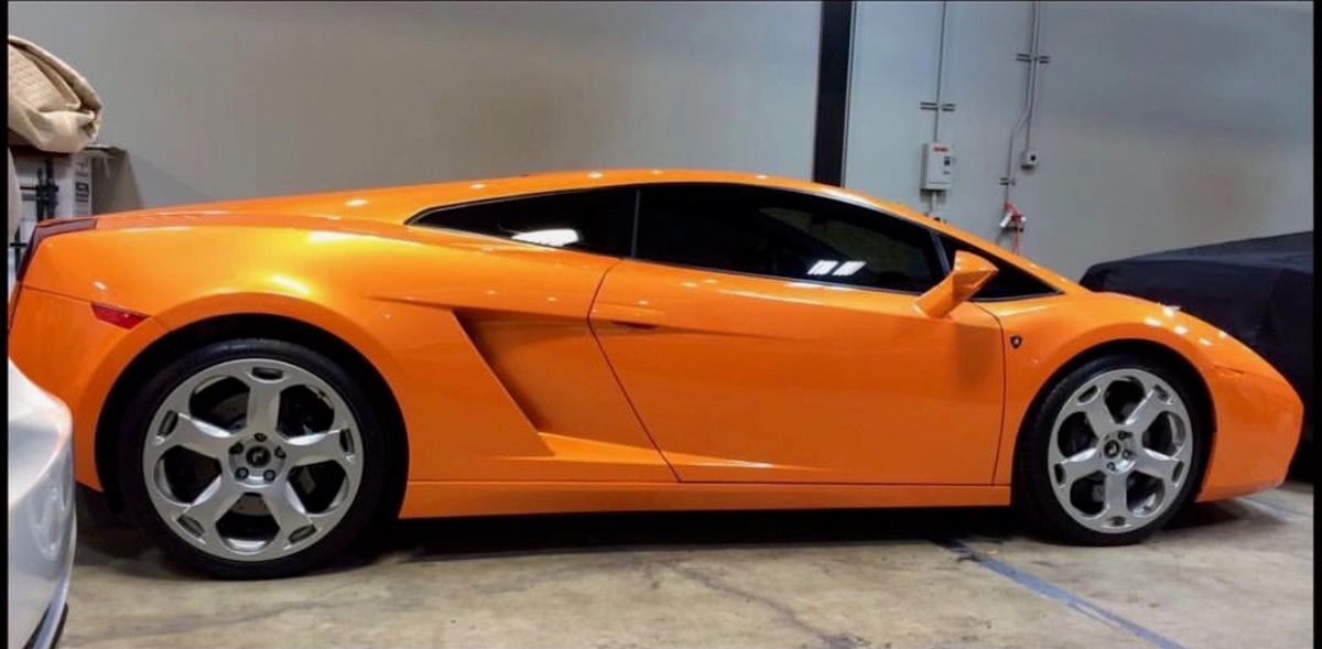 Lamborghini Gallardo window tint job 2 — Dope Tintings Pennsauken NJ
