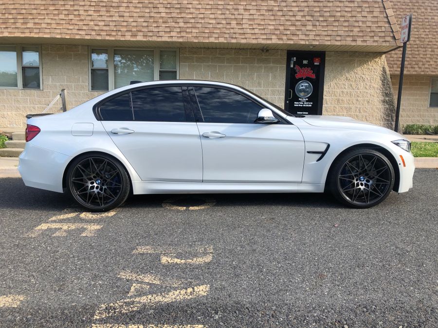 BMW 3/M3 window tint job 17 — Dope Tintings Pennsauken NJ