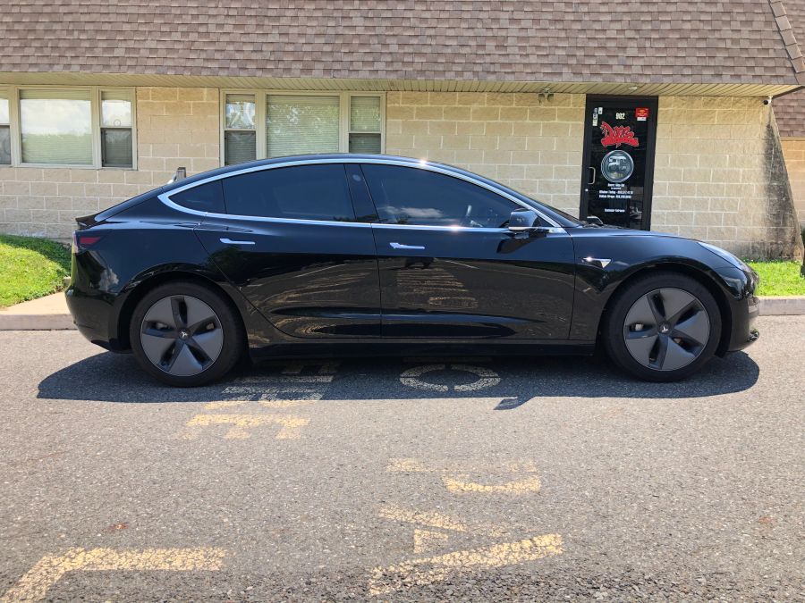 Tesla Model 3 window tint job 7 — Dope Tintings Pennsauken NJ