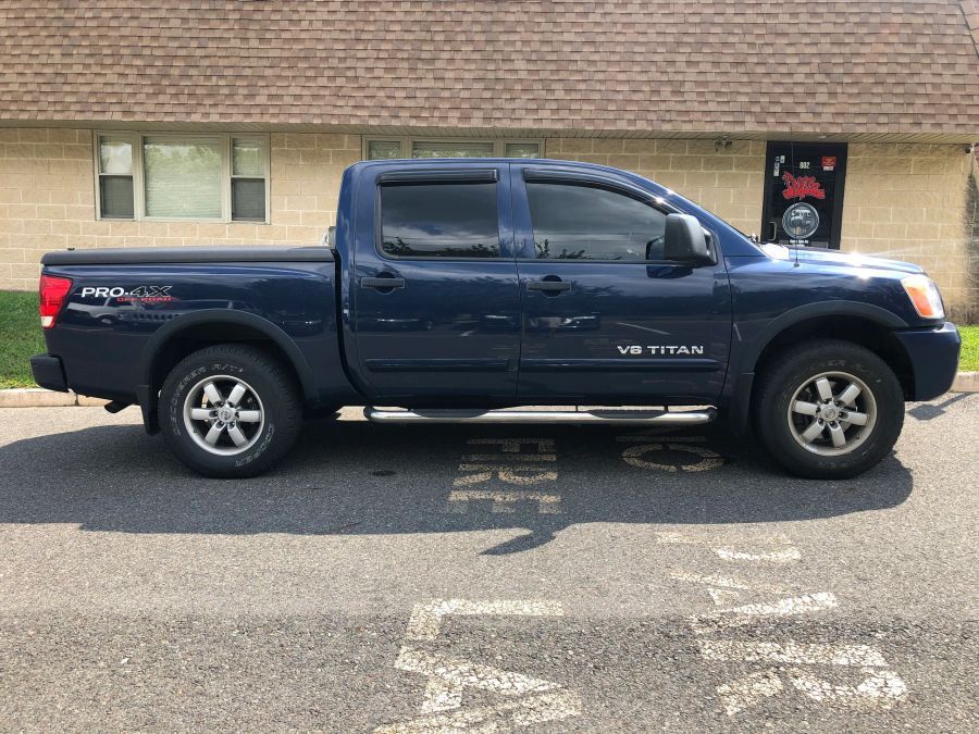 Nissan Titan window tint job 2 — Dope Tintings Pennsauken NJ
