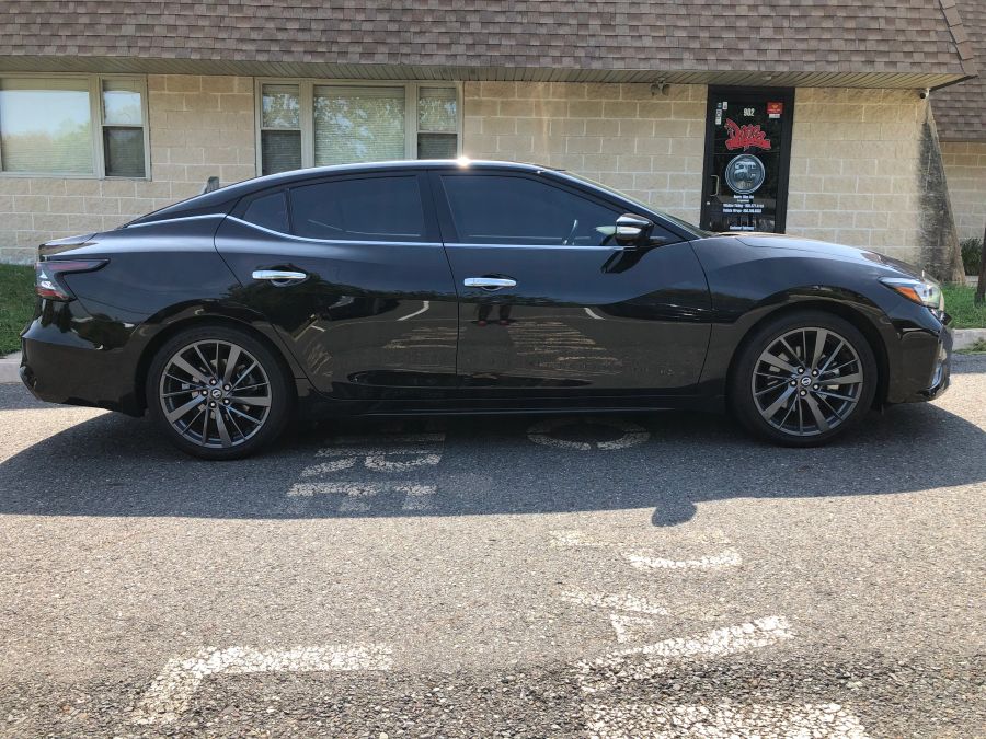 Nissan Maxima window tint job 16 — Dope Tintings Pennsauken NJ